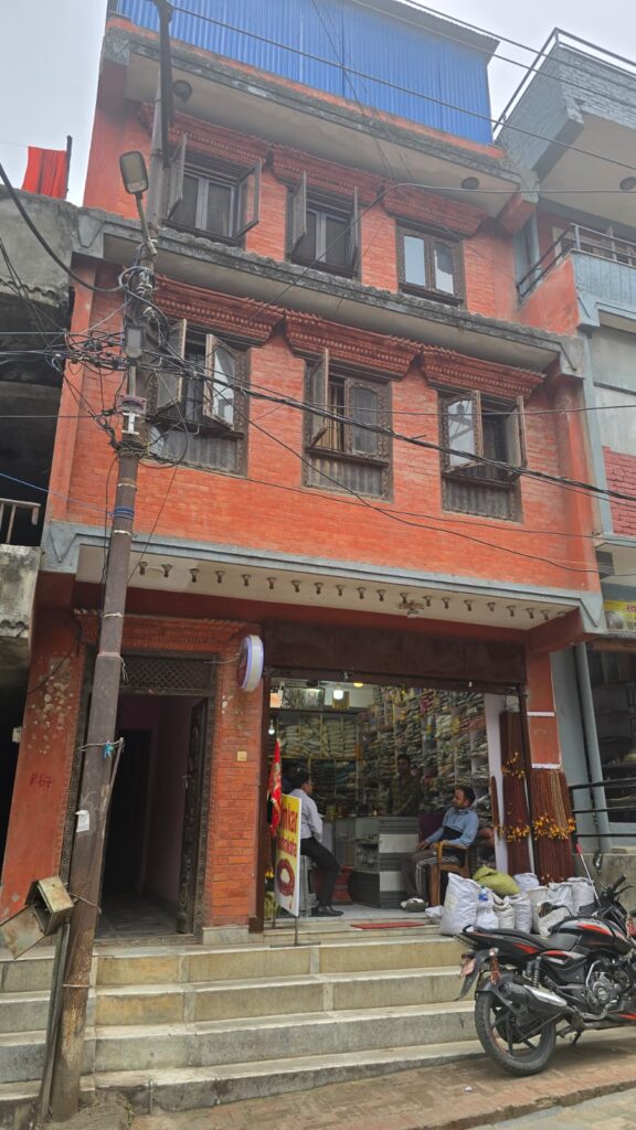 Homestay courtyard